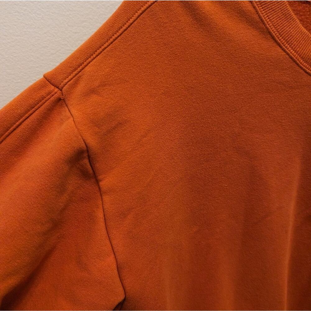 Athleta Retroplush Crew neck Sweatshirt Orange | Size M - Picture 4 of 6